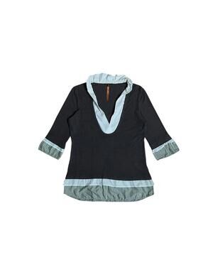 Cop Copine Layered Top Y2K French Avant Garde Stretch Size 4
